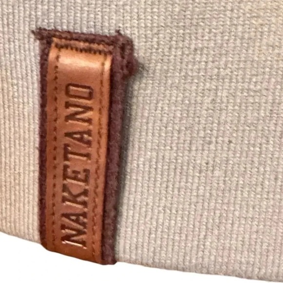 Naketano Cowl Neck Hoodie Velvet Gray Heathered Pullover Drawstring Sweatshirt - Picture 3 of 11